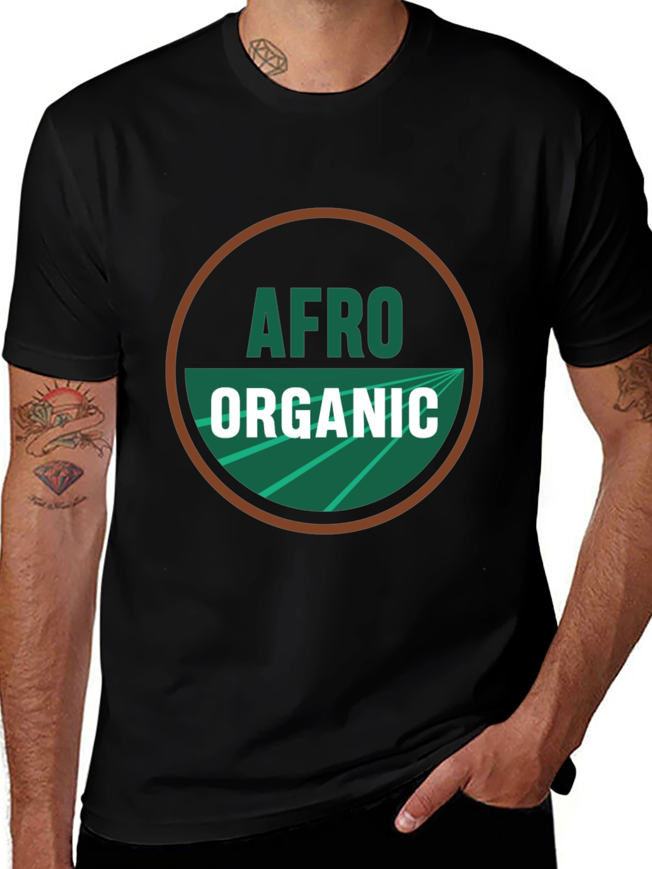 Variant 19 of Afro Organic T-Shirt - Stylish & Sustainable