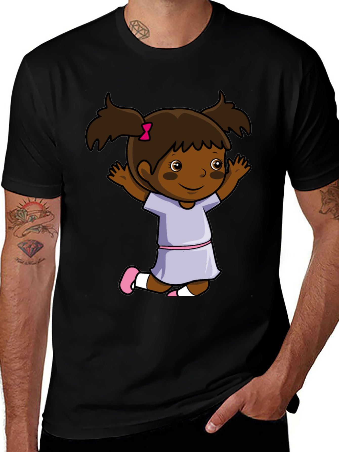 Variant 27 of Cartoon Girl Graphic Tee