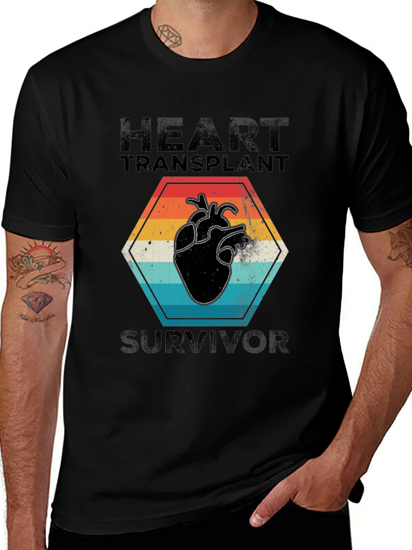 Heart Transplant Survivor Graphic Tee
