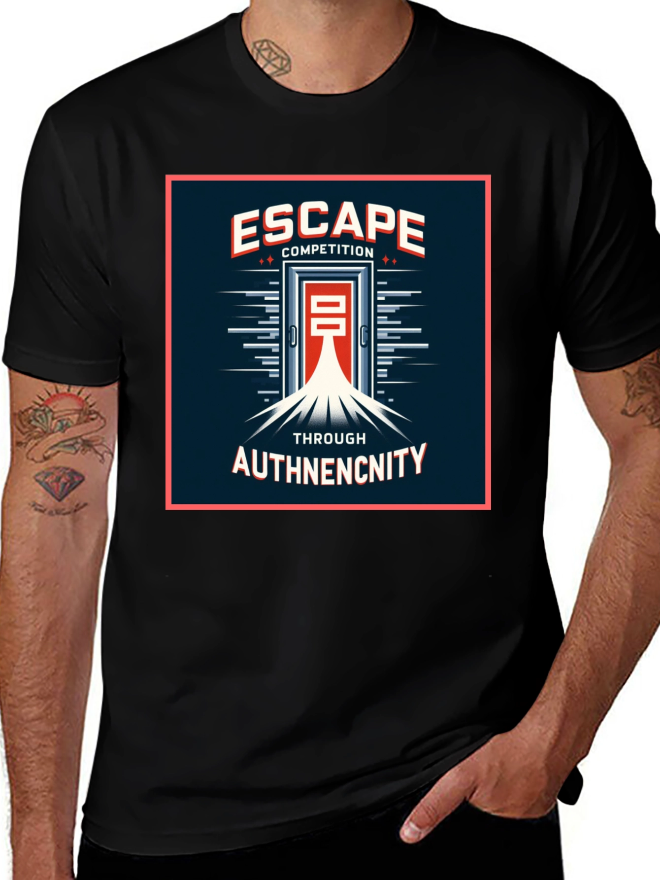 Variant 20 of Escape Competition Authenticity Graphic T-Shirt