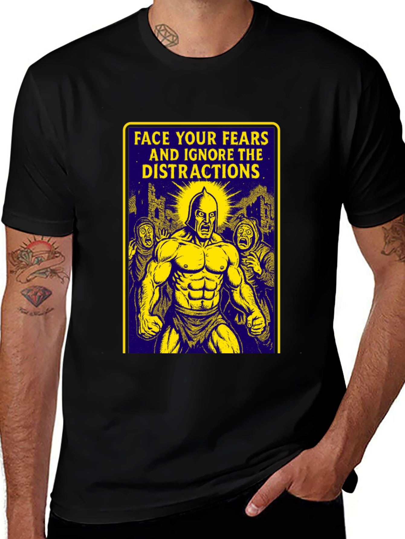 Variant 10 of Face Your Fears Graphic T-Shirt