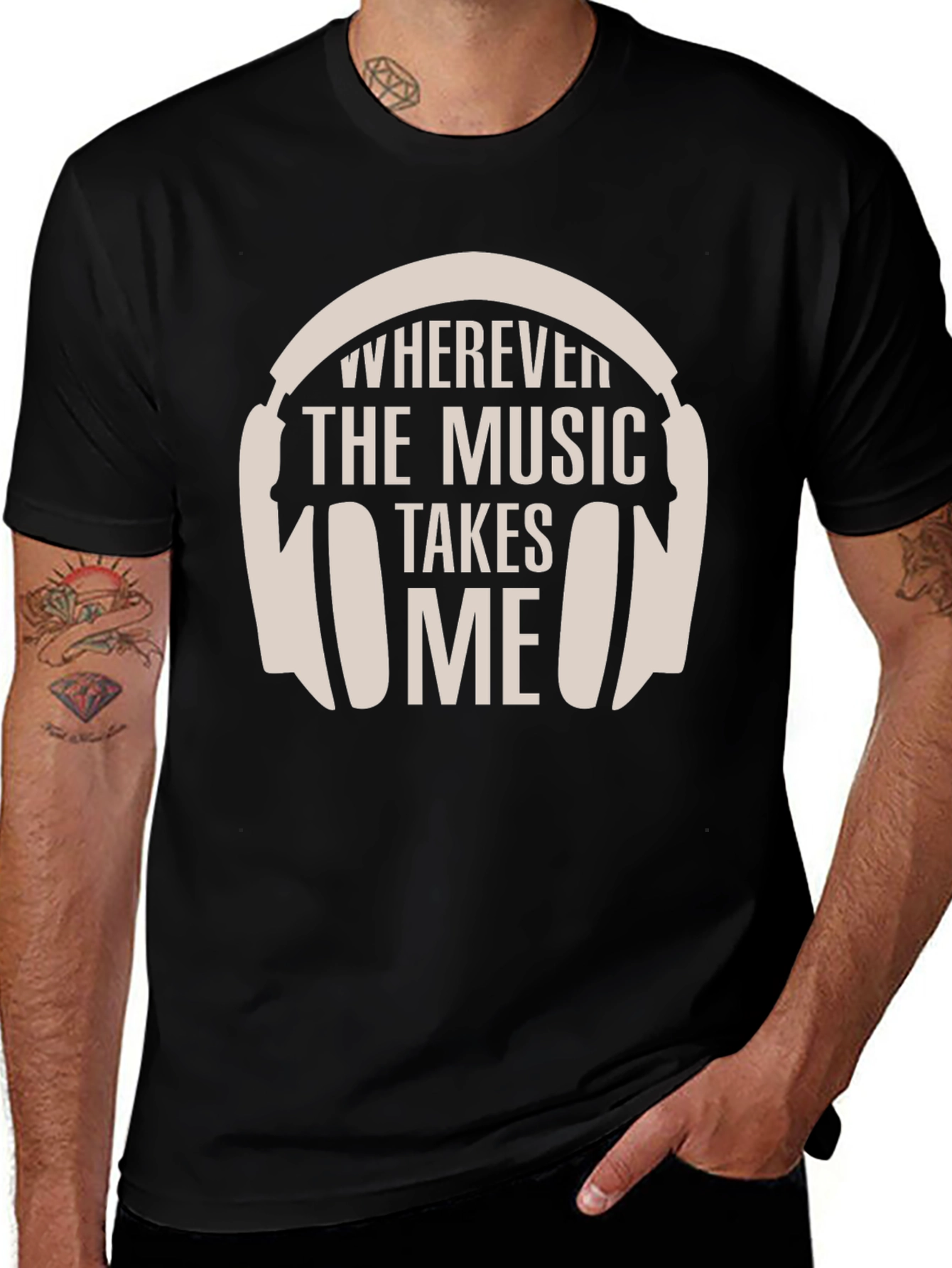 Variant 6 of Wherever the Music Takes Me T-Shirt