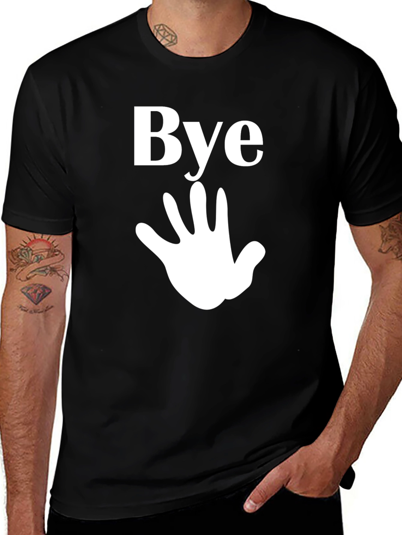 Variant 4 of Bye Felicia Graphic Tee - Black Cotton Blend