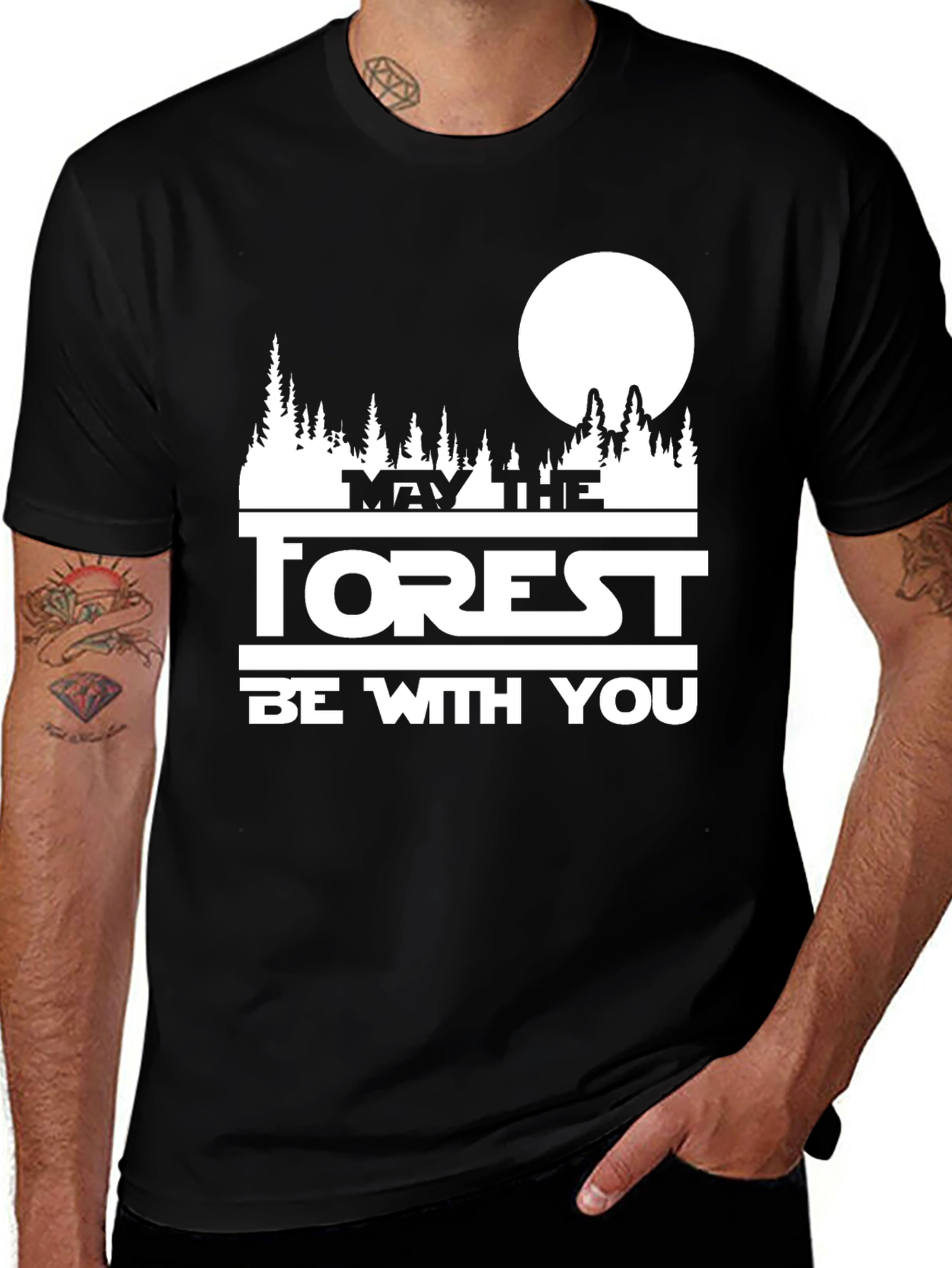 Variant 13 of May The Forest Be With You Graphic T-Shirt