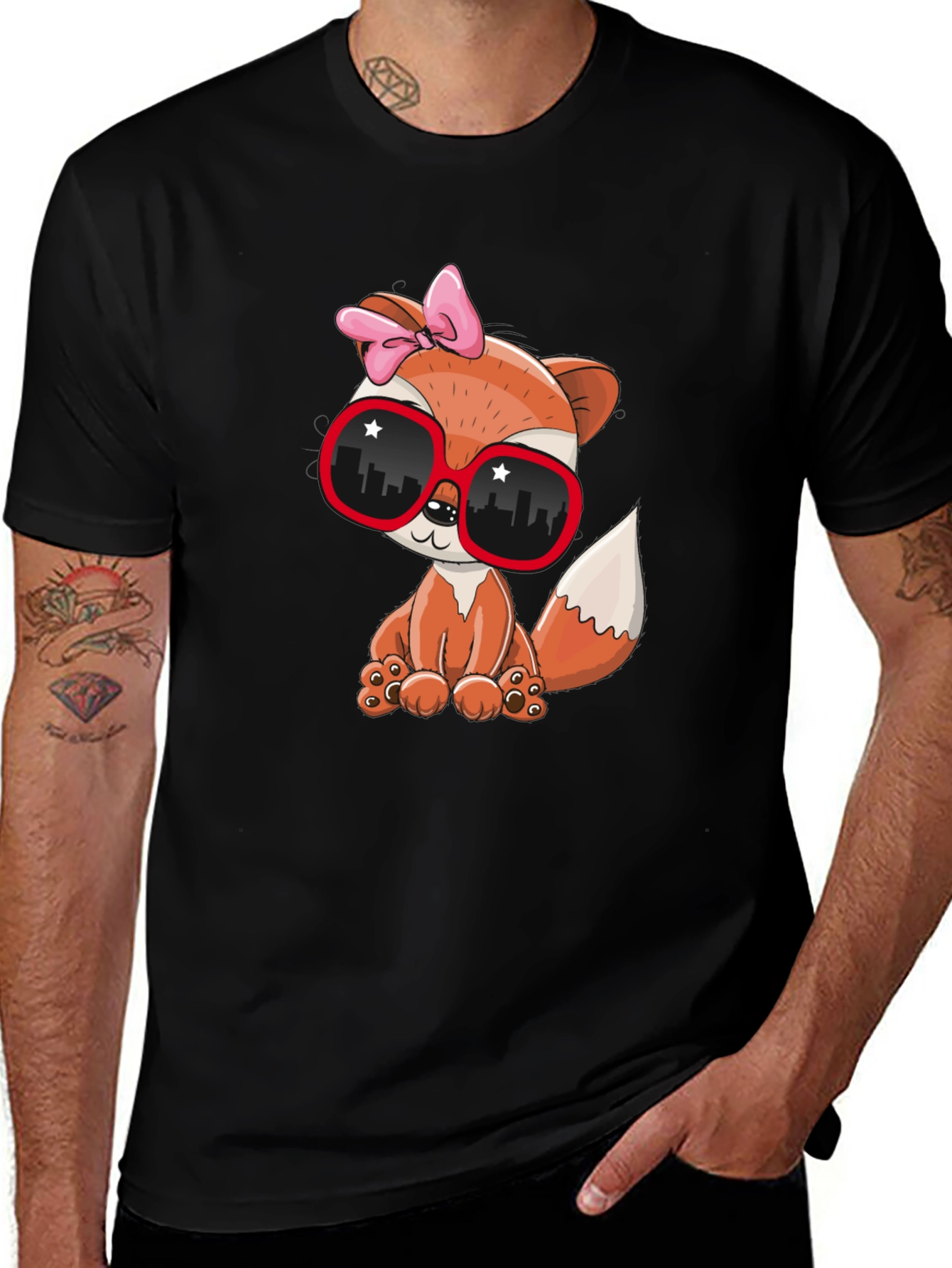 Variant 7 of Cool Fox Graphic Tee - Unisex Fashion Shirt