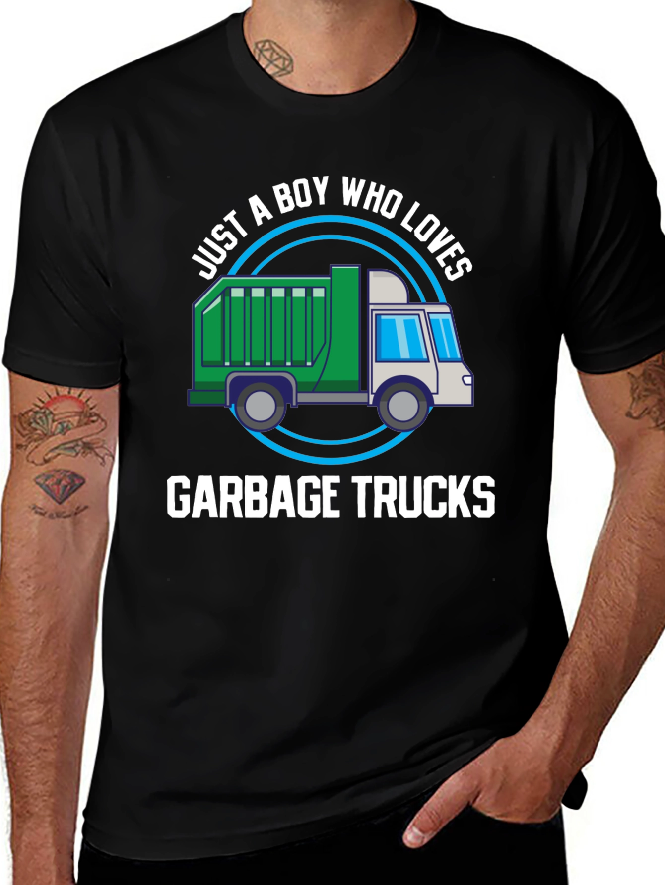 Variant 22 of Boy Who Loves Garbage Trucks T-Shirt