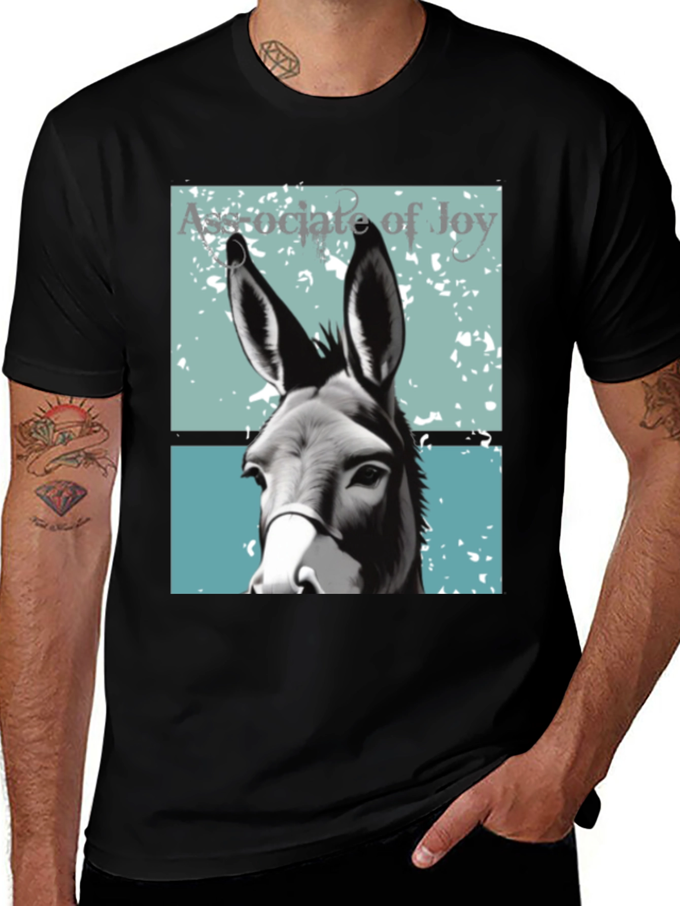 Variant 23 of Associate of Joy Donkey Graphic T-Shirt