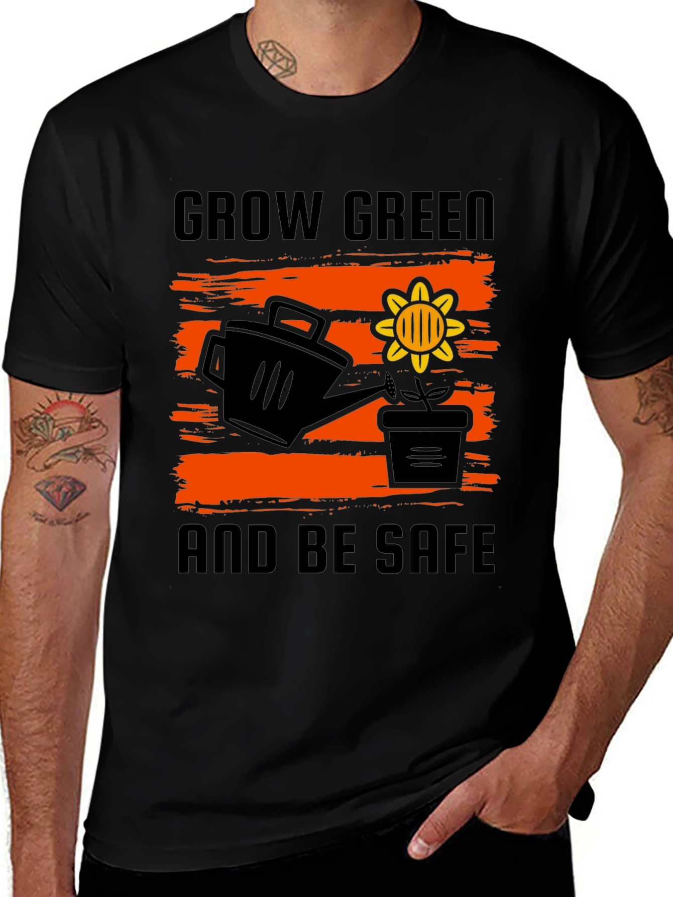 Grow Green T-Shirt - Be Safe