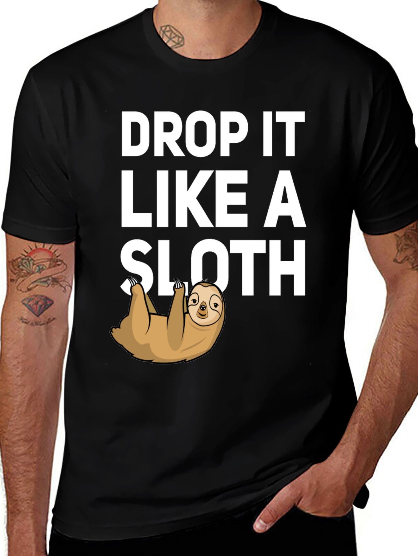 Variant 16 of Drop it Like a Sloth T-Shirt