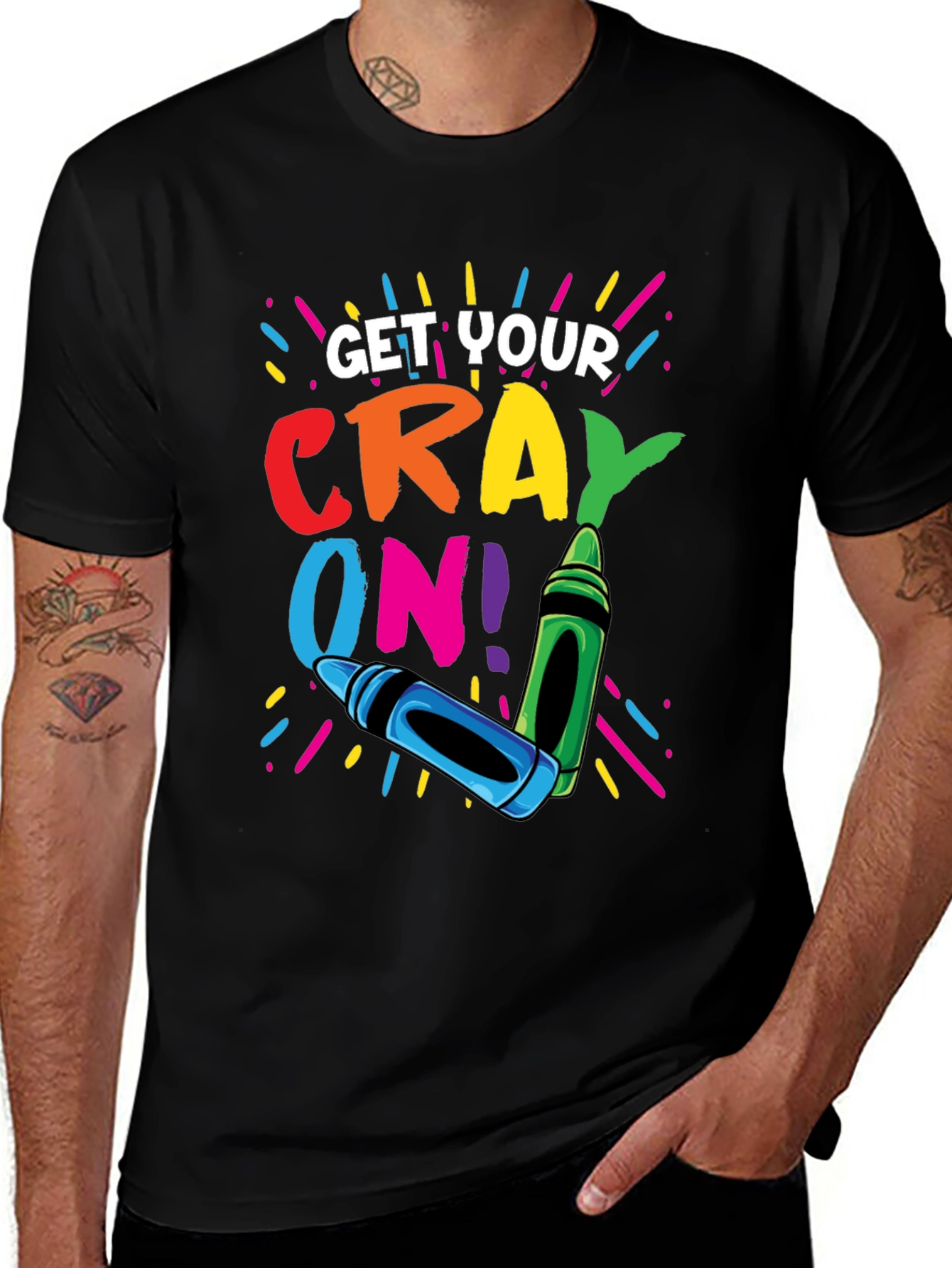 Variant 20 of Get Your Crayon On! Graphic T-Shirt