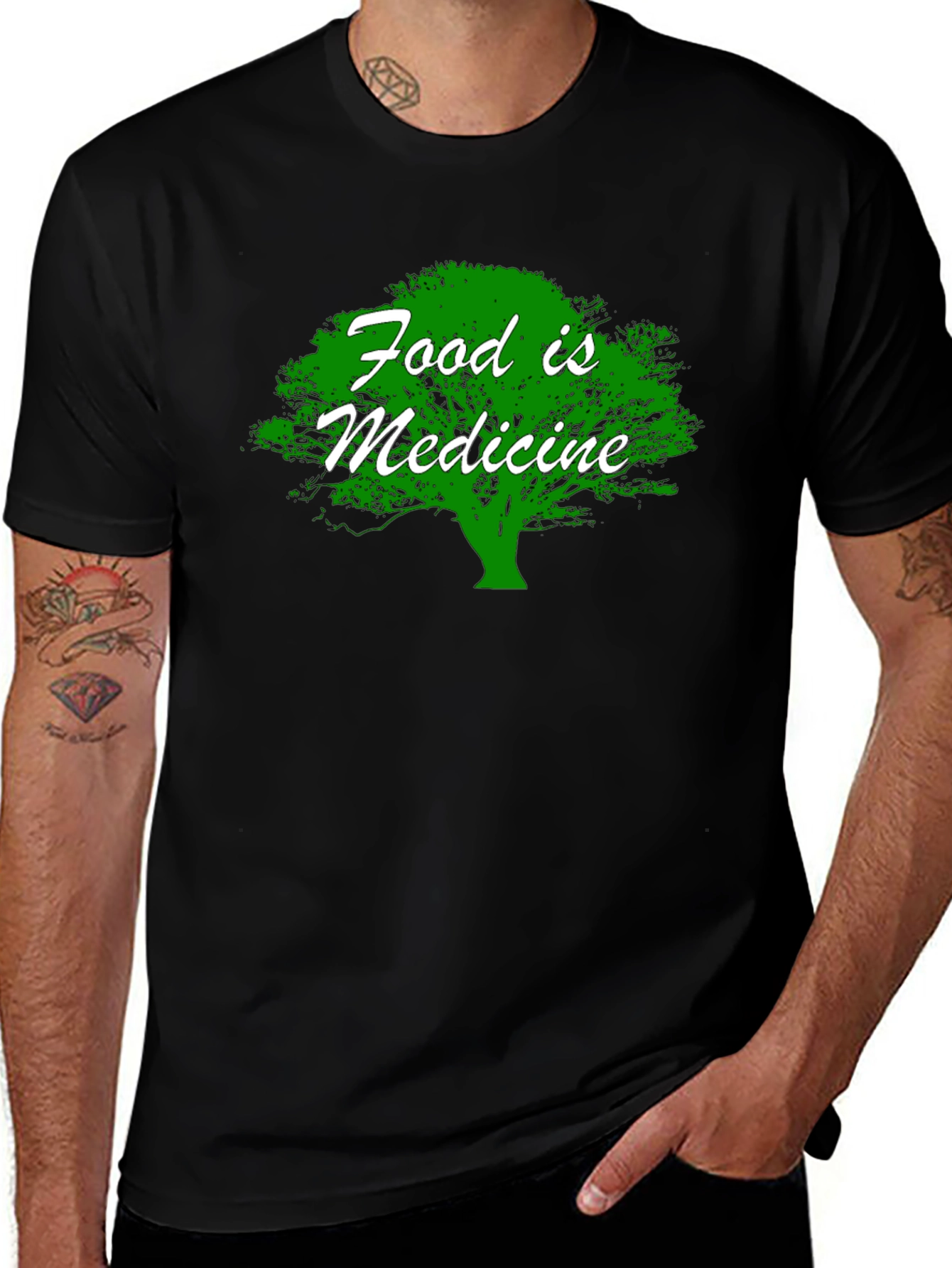 Variant 6 of Food is Medicine T-Shirt - Organic Health Tee