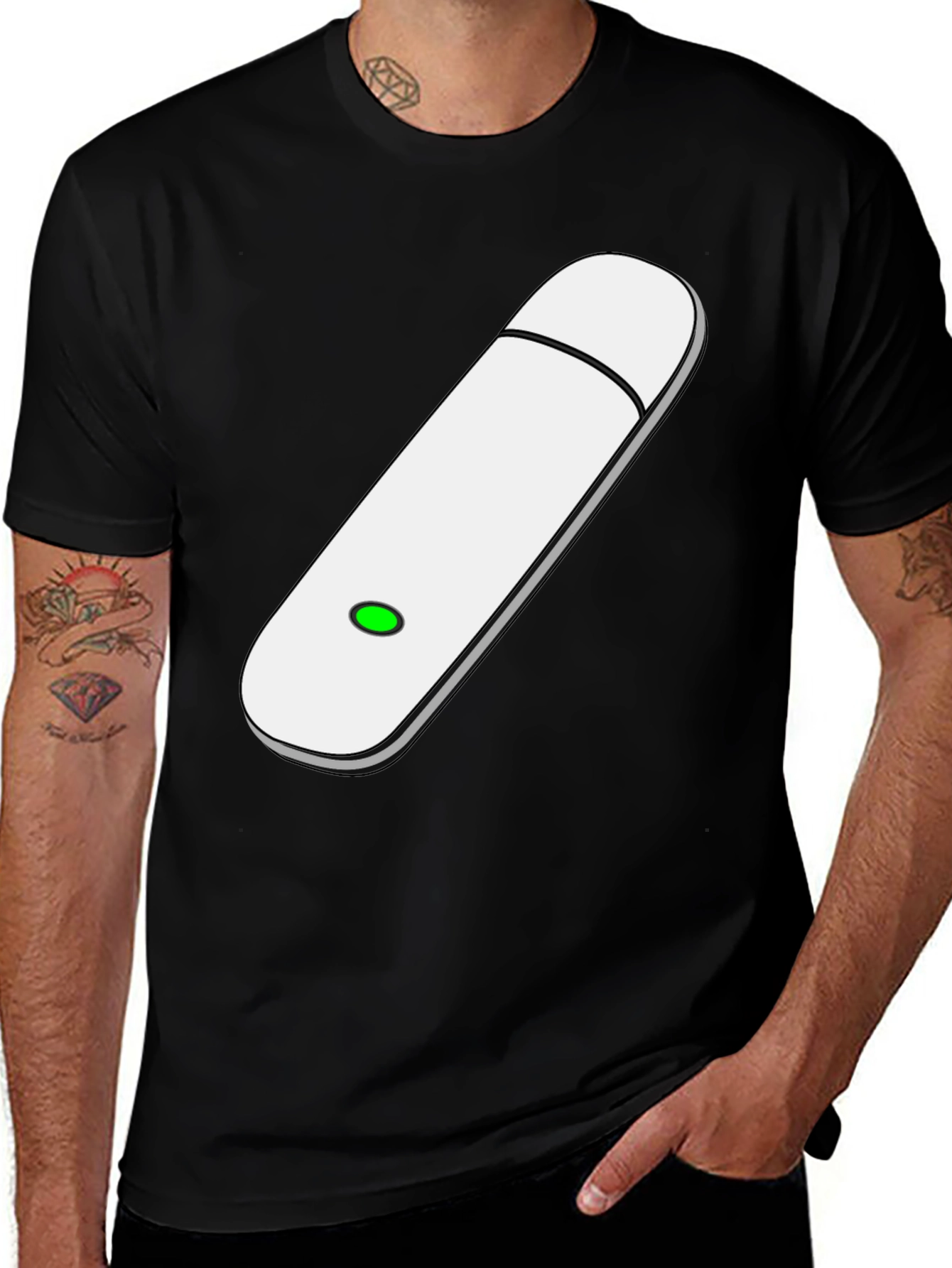 Variant 21 of USB Drive Graphic T-Shirt - Geeky Style