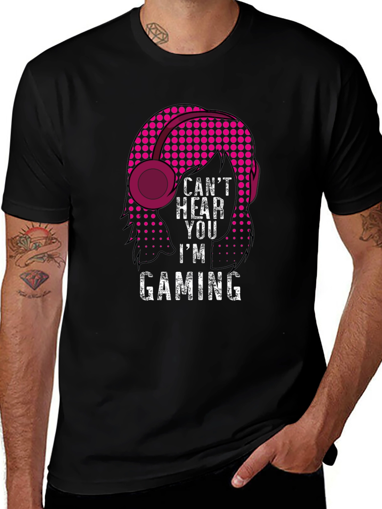 Variant 15 of Can't Hear You I'm Gaming T-Shirt