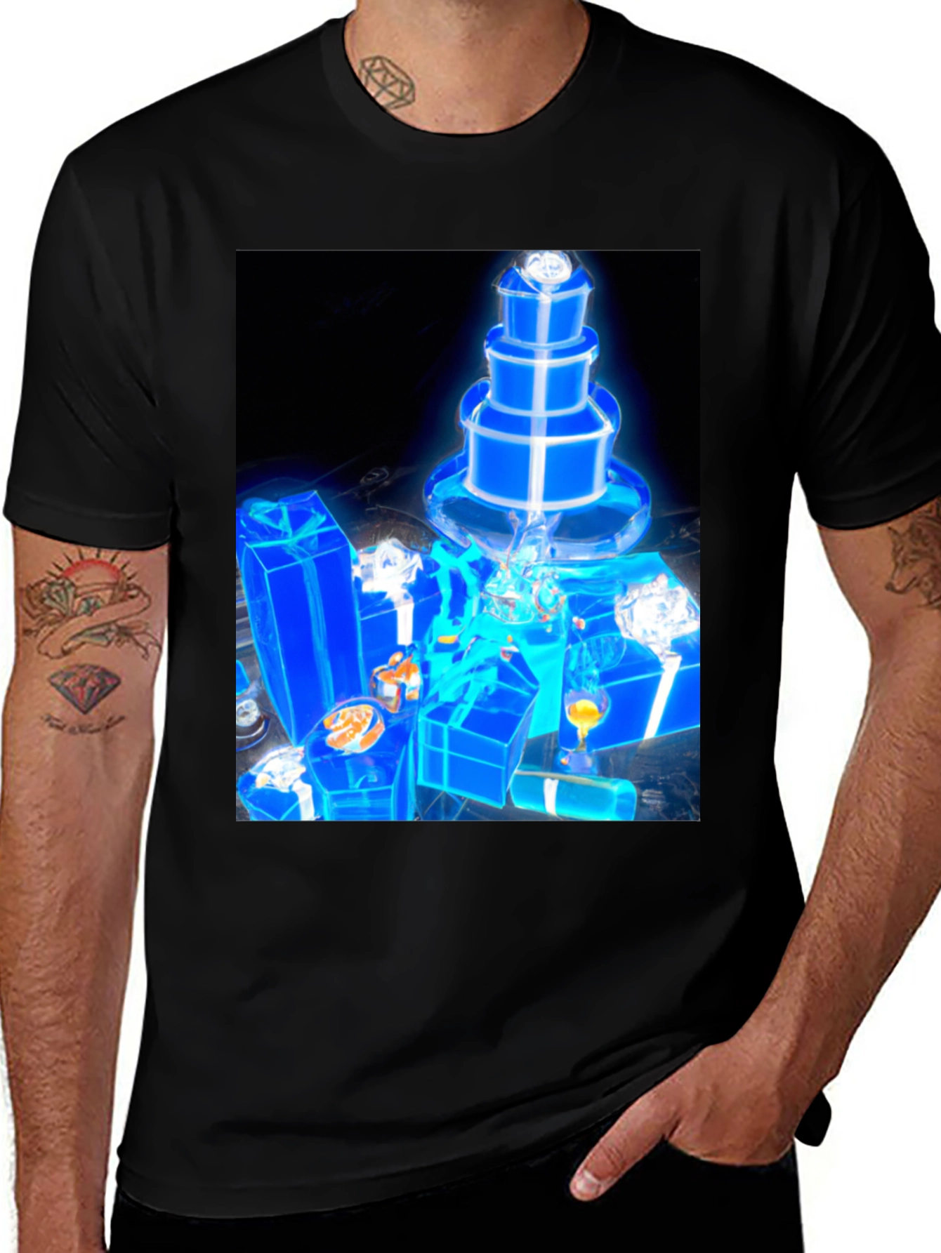 Variant 28 of Celebration T-Shirt - Futuristic Party Theme