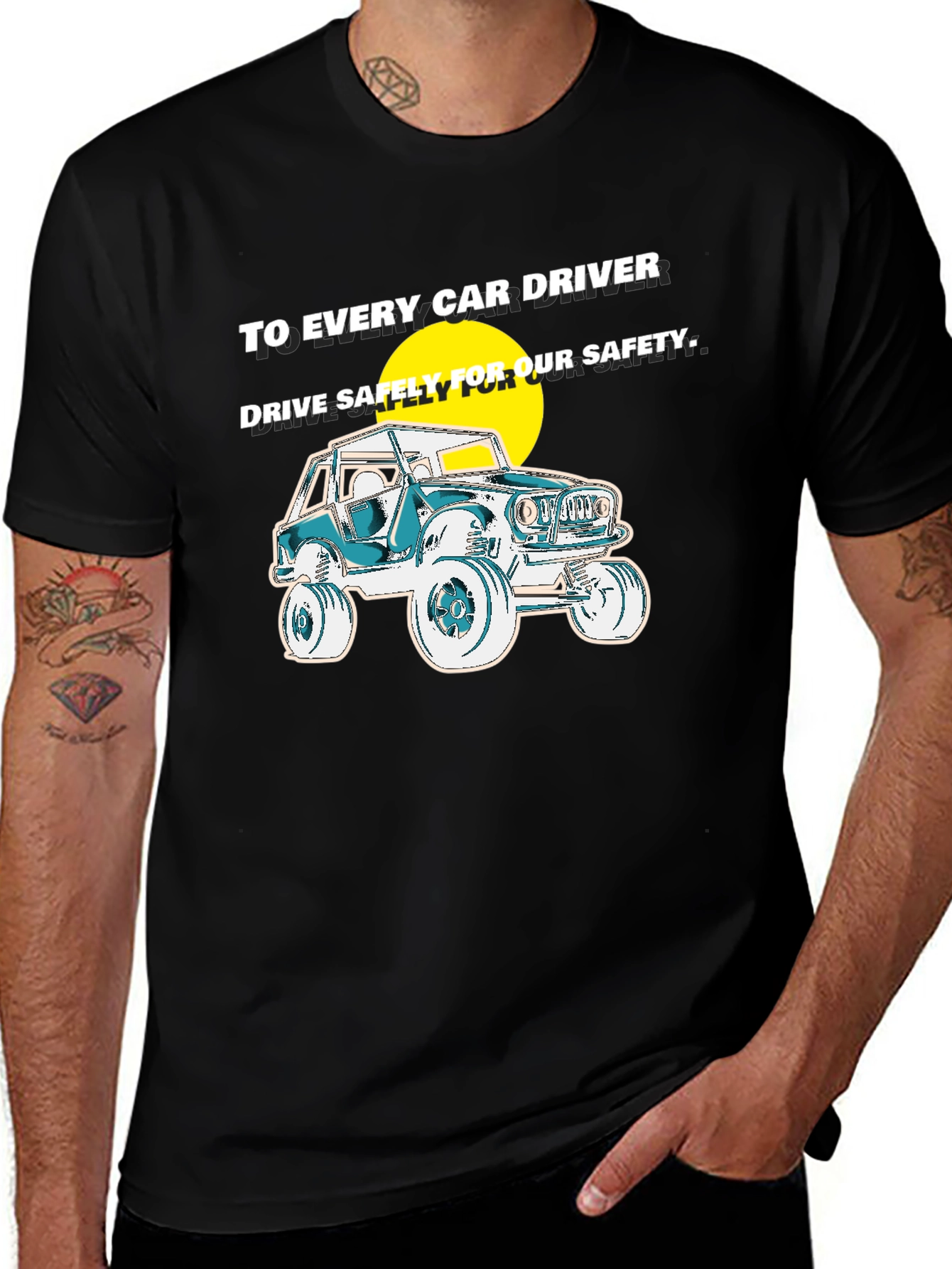 Variant 28 of Drive Safely Graphic T-Shirt