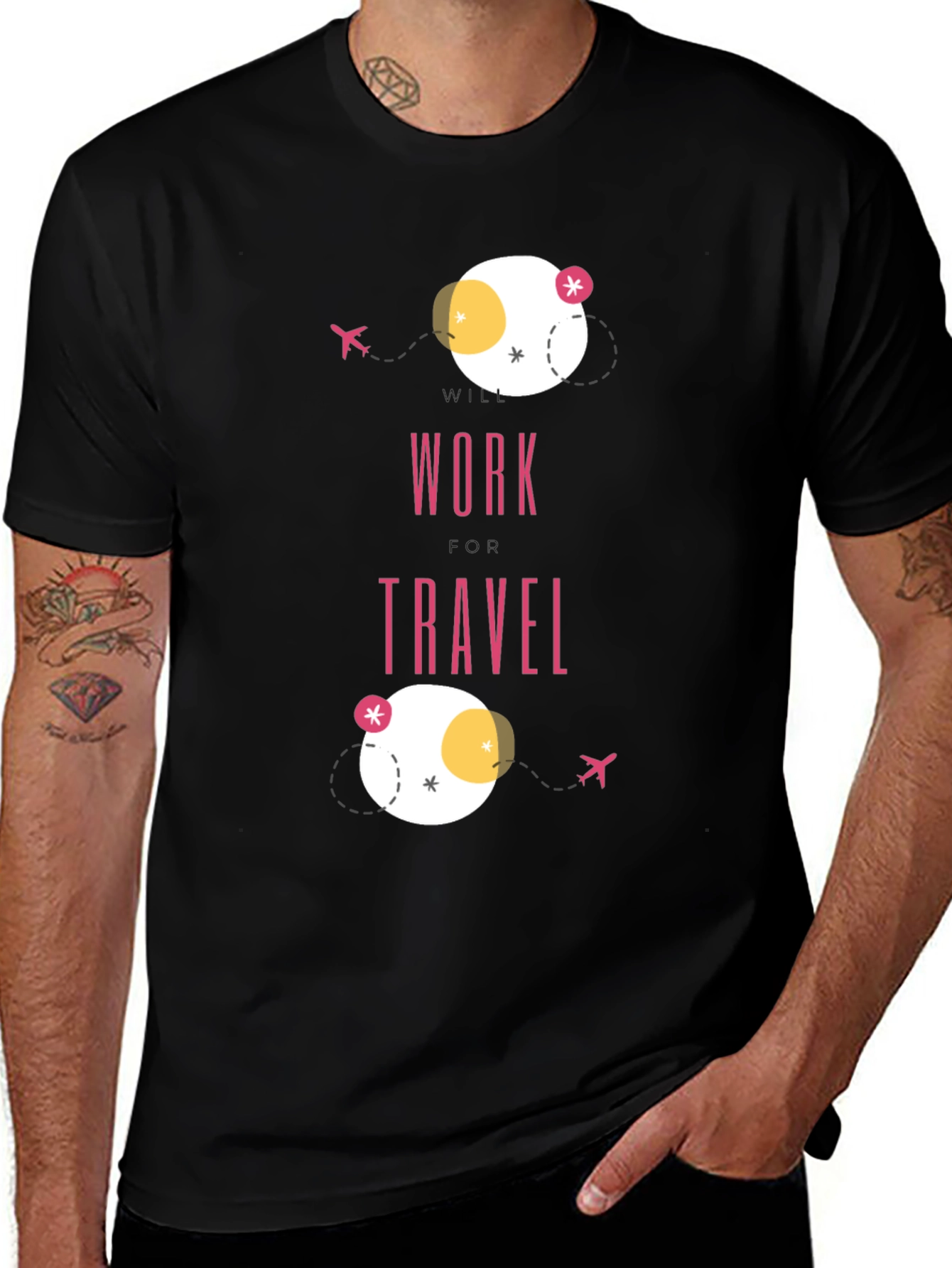 Variant 21 of Work Travel T-Shirt - Modern Graphic Tee