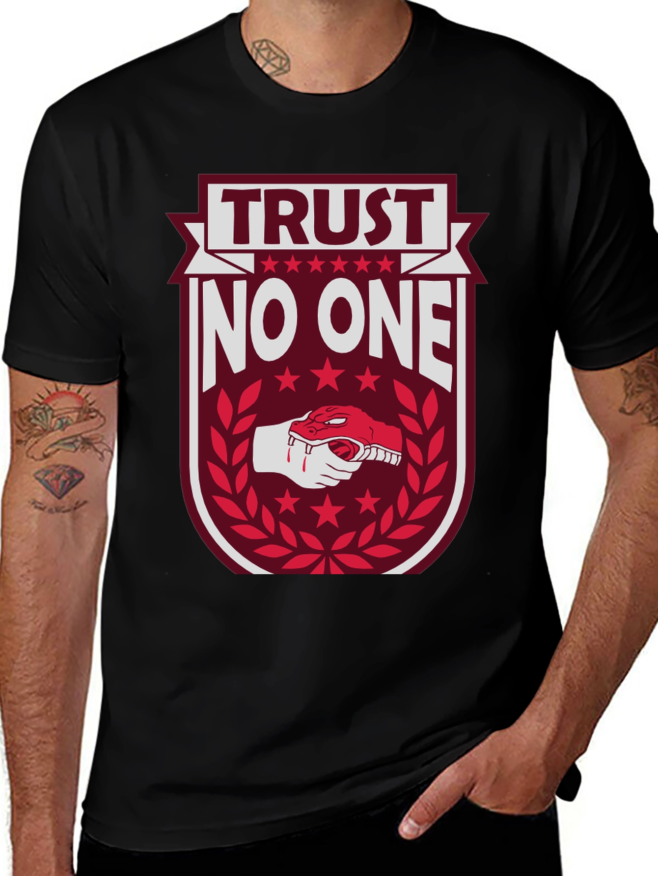 Trust No One T-Shirt - Graphic Design