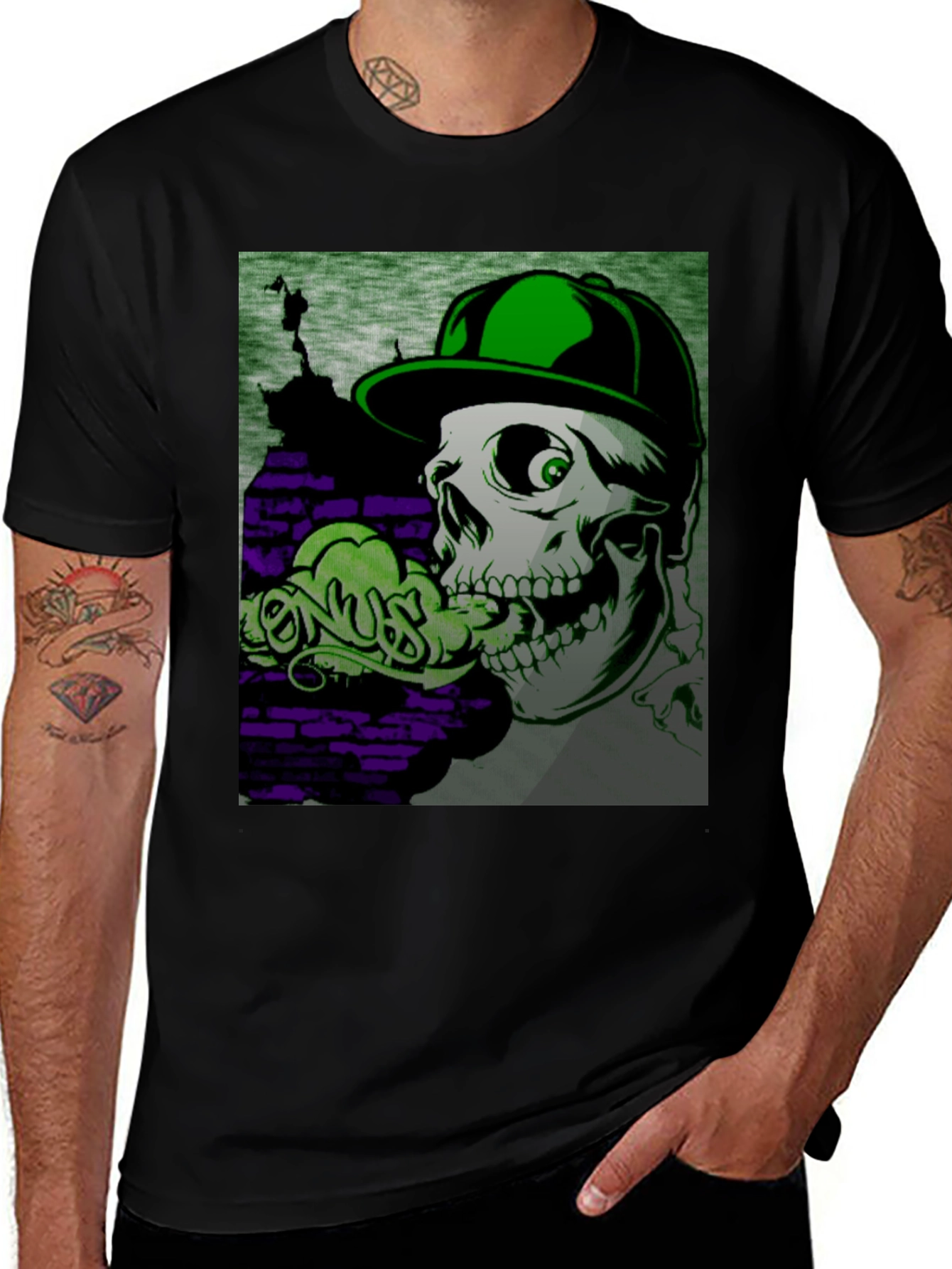 Variant 25 of Skull Bonus T-Shirt: Unique Graphic Tee