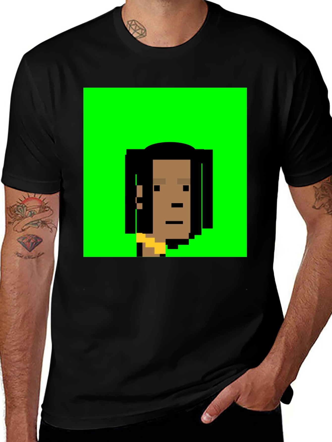 Variant 17 of Pixel Art Graphic Tee - Bold & Unique Style