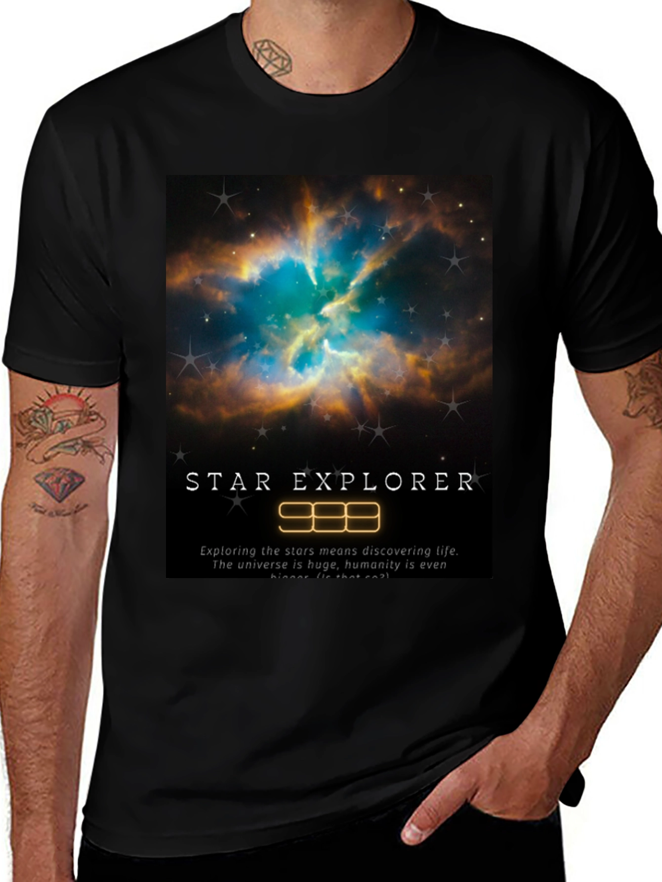 Variant 4 of Star Explorer Graphic T-Shirt - Unisex