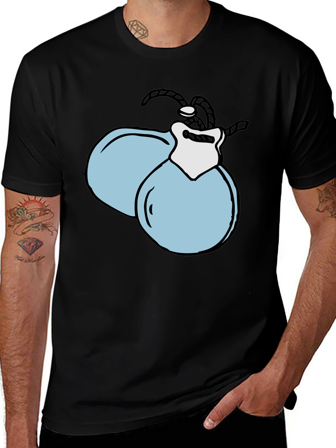 Variant 10 of Castanets Graphic T-Shirt - Fun Percussion Design