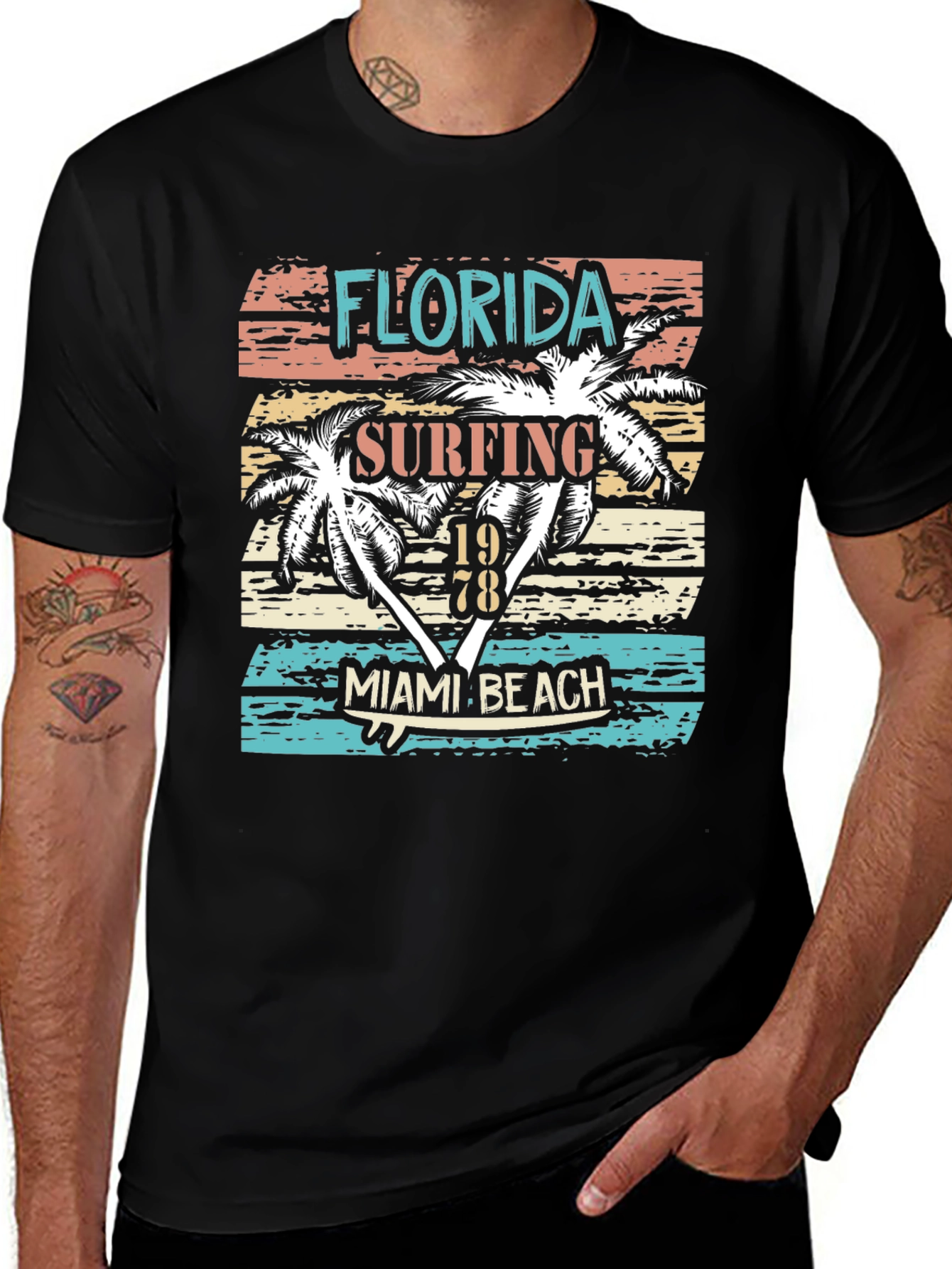 Variant 22 of Florida Surfing Miami Beach 1978 T-Shirt