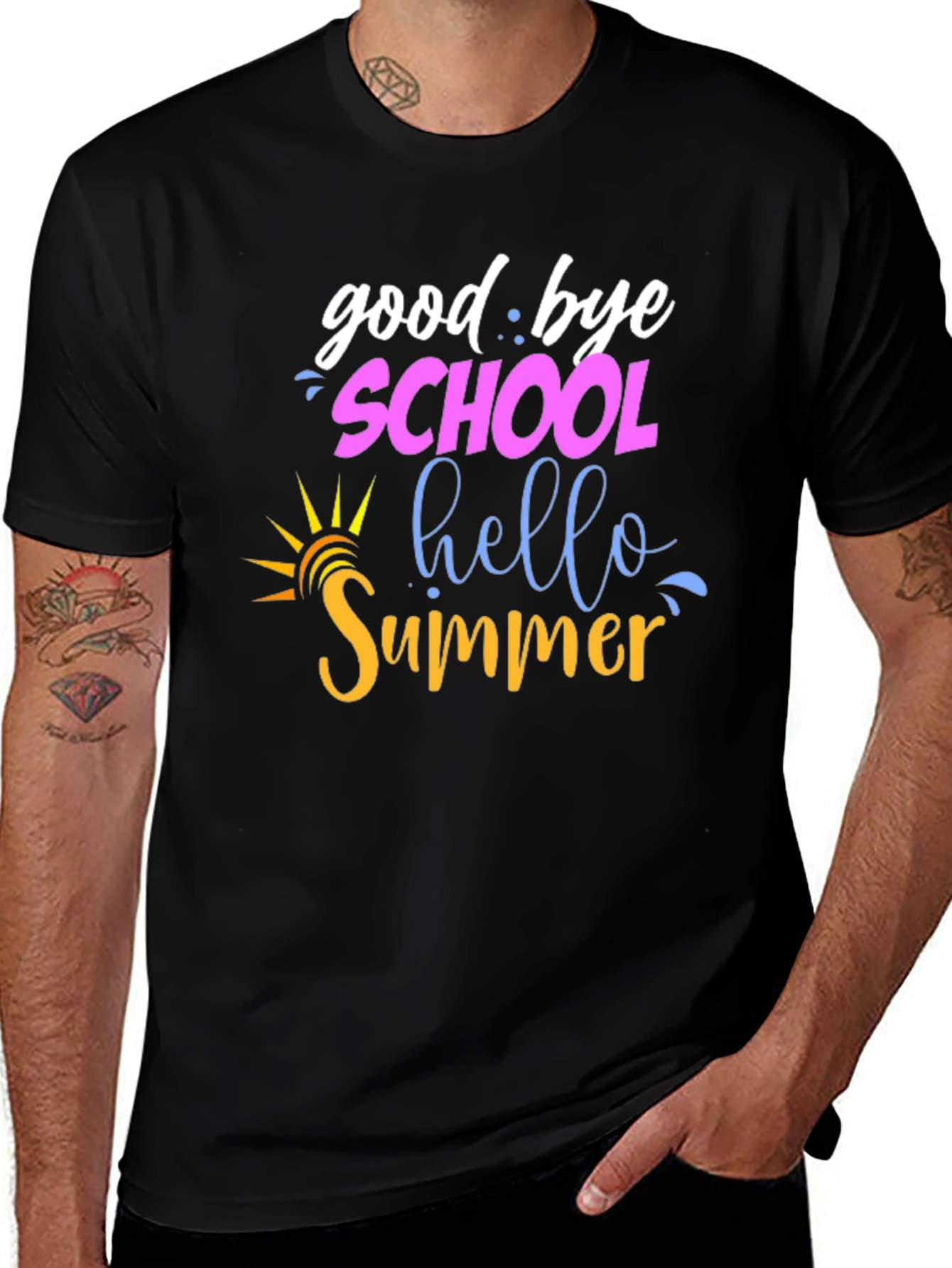 Variant 11 of Goodbye School Hello Summer Graphic Tee
