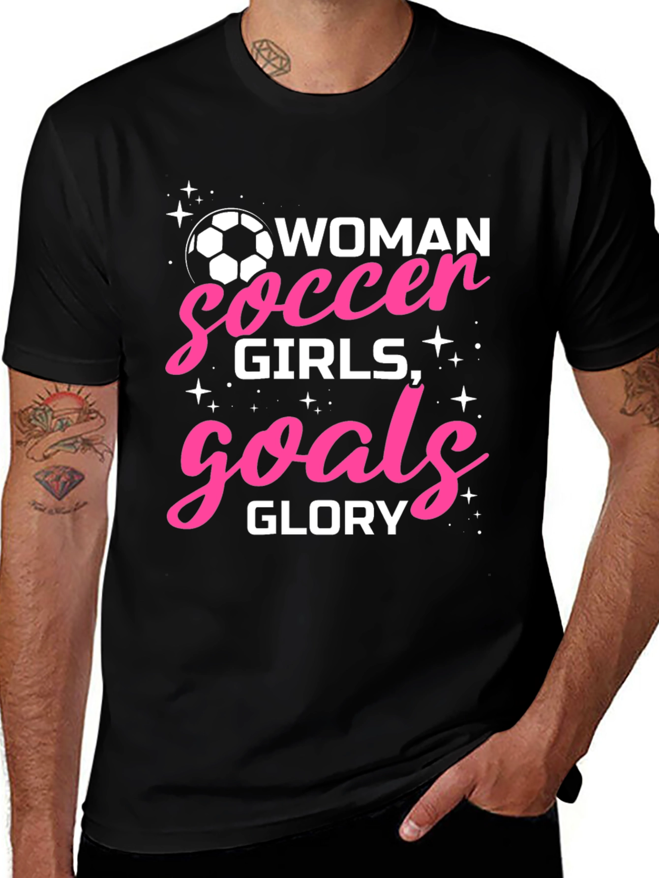Woman Soccer Girls Goals Glory T-Shirt