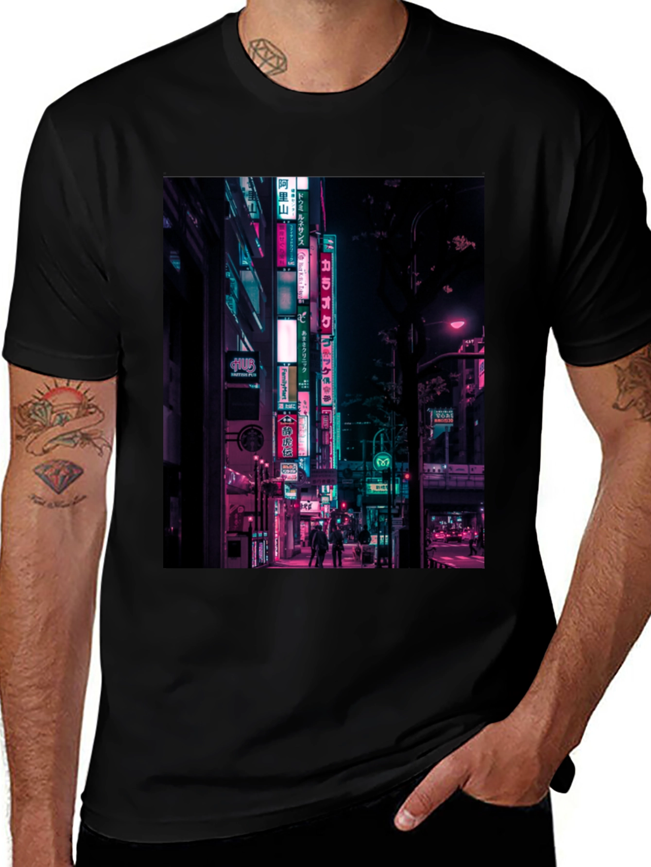 Variant 5 of Neon Streetwear T-Shirt