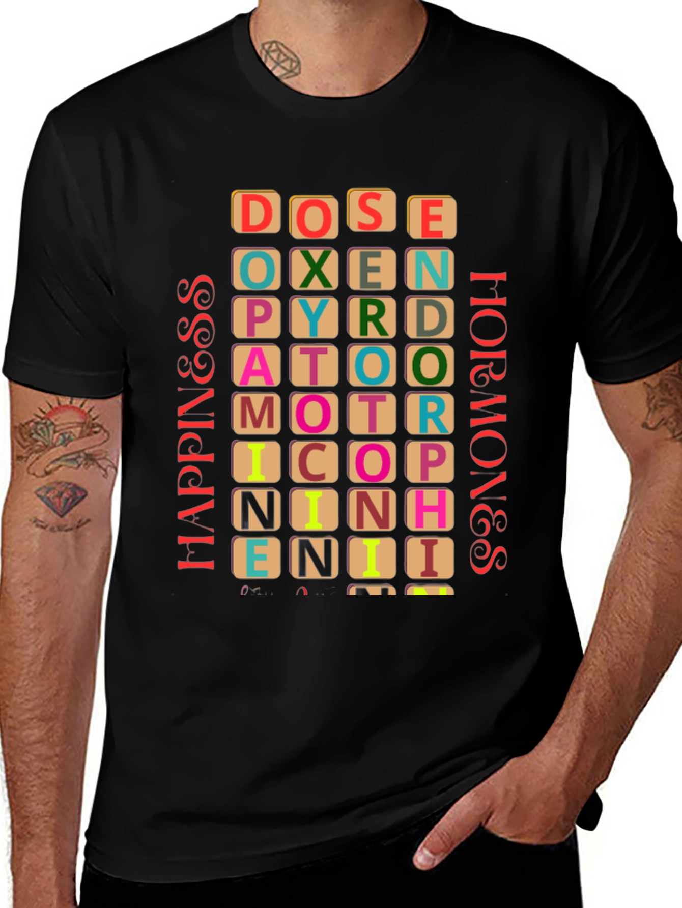 Variant 6 of Happiness Hormones Graphic T-Shirt