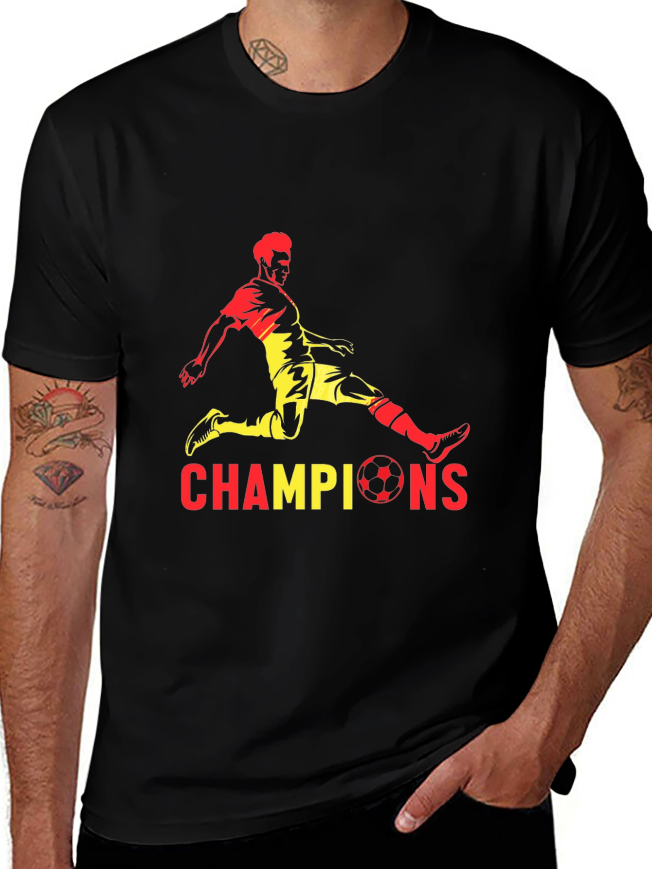 Variant 21 of Champions Soccer Graphic Tee