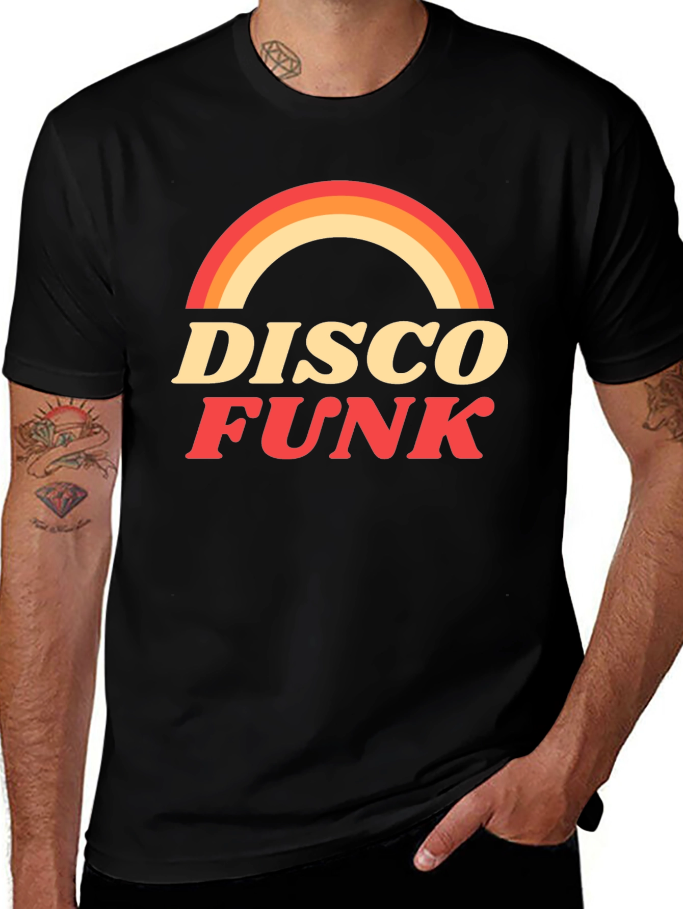 Variant 4 of Retro Disco Funk Graphic T-Shirt