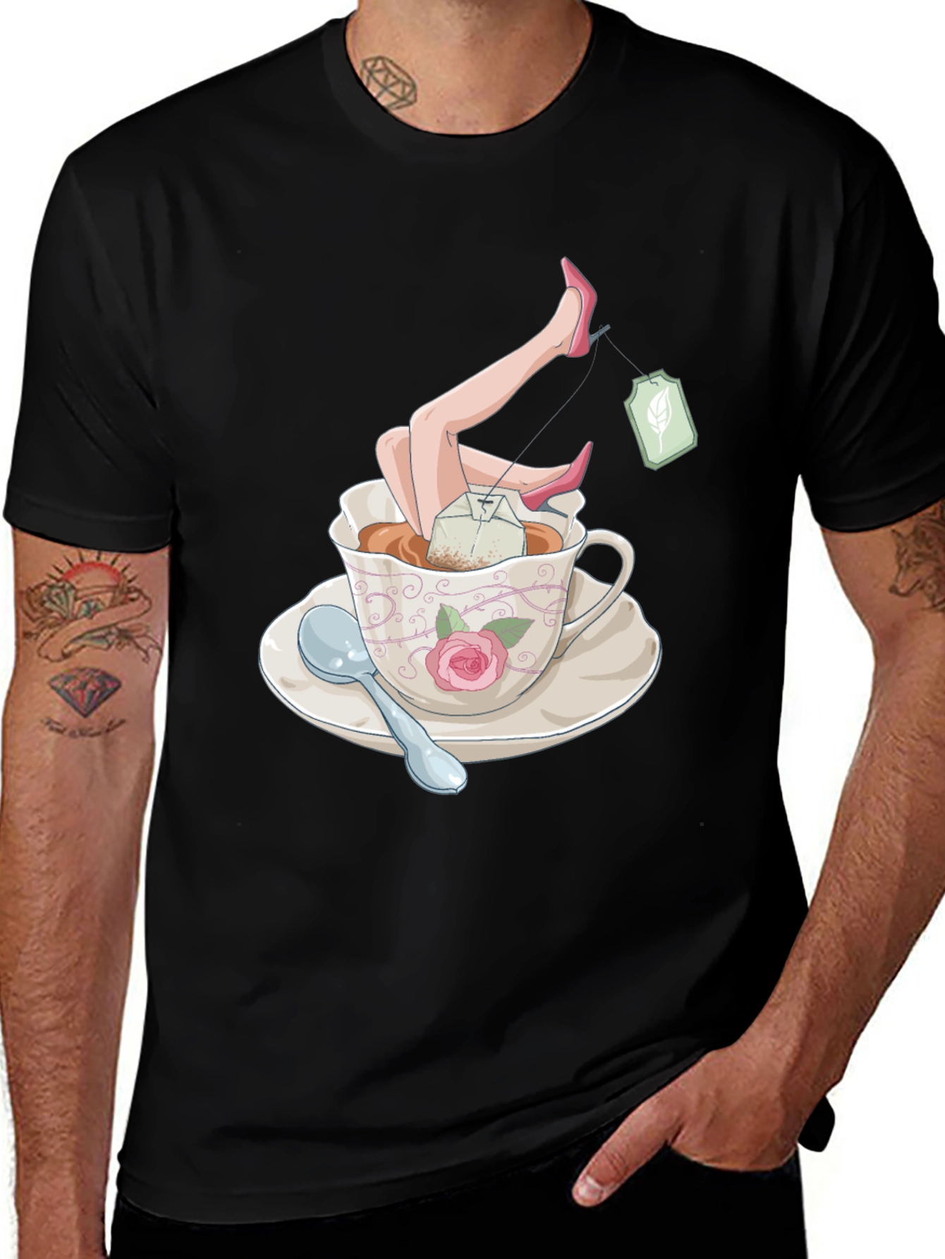 Variant 12 of Tea Time Novelty Graphic Tee