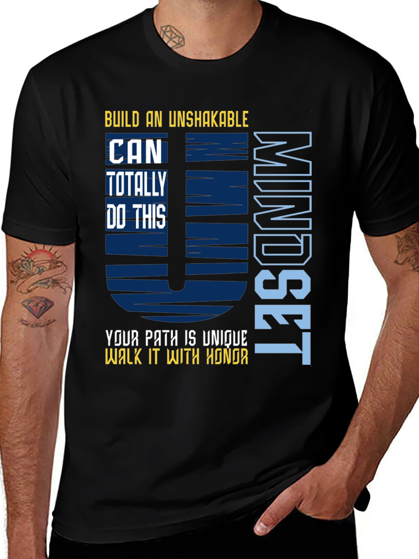 Variant 9 of Unshakable Mindset Graphic T-Shirt