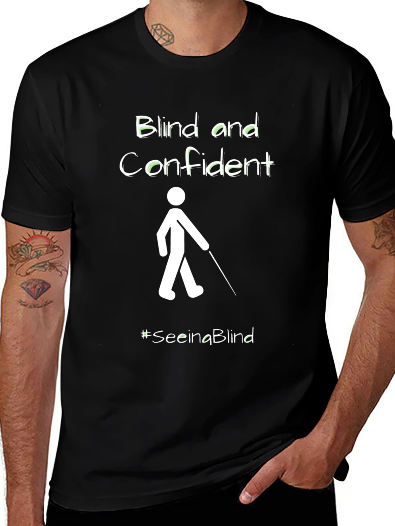 Blind and Confident Graphic Tee