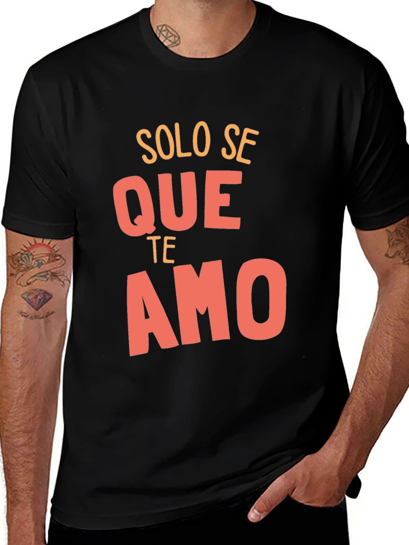 Variant 27 of Solo Se Que Te Amo Black T-Shirt