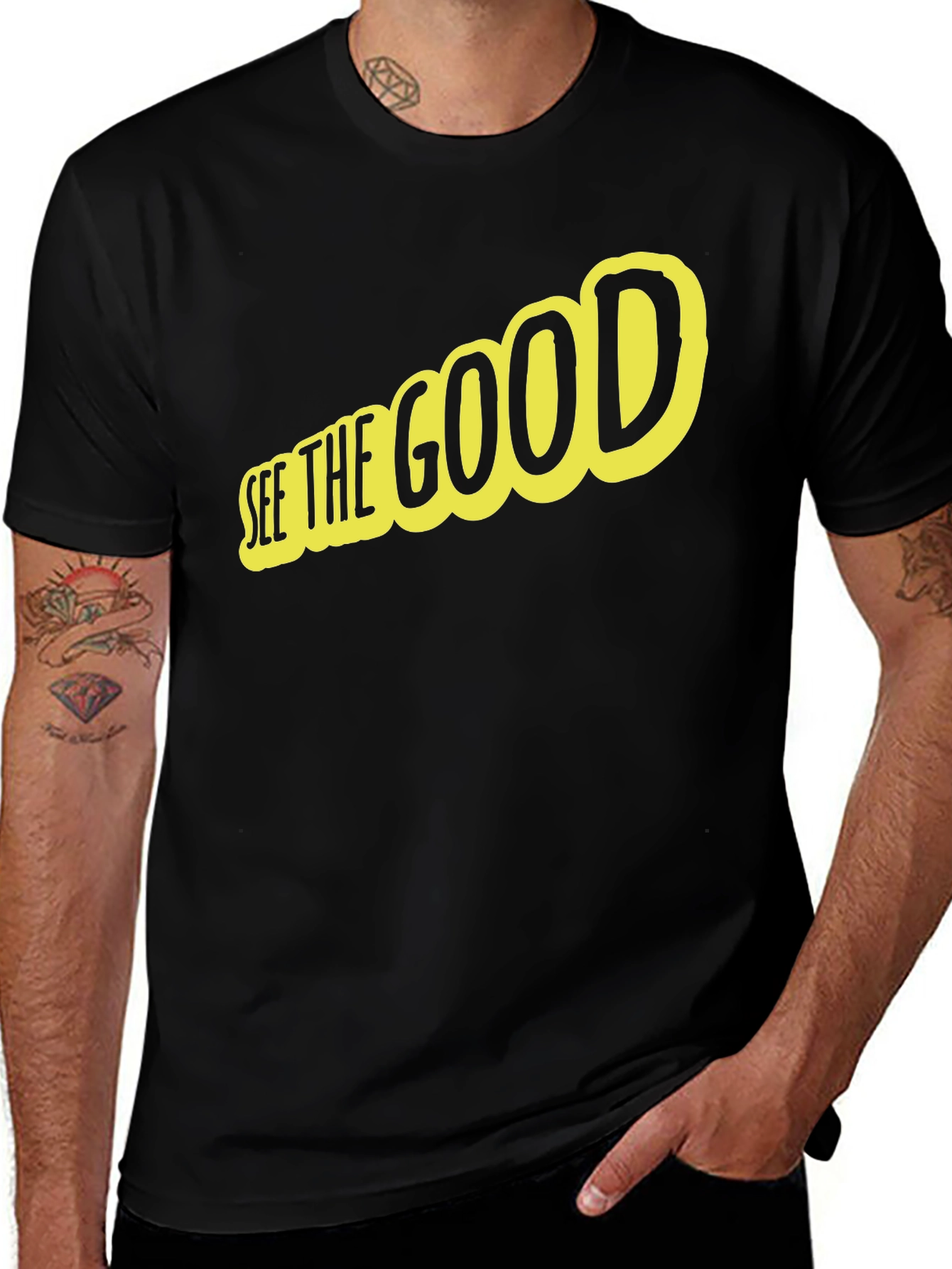 Variant 18 of See The Good Black Graphic Tee