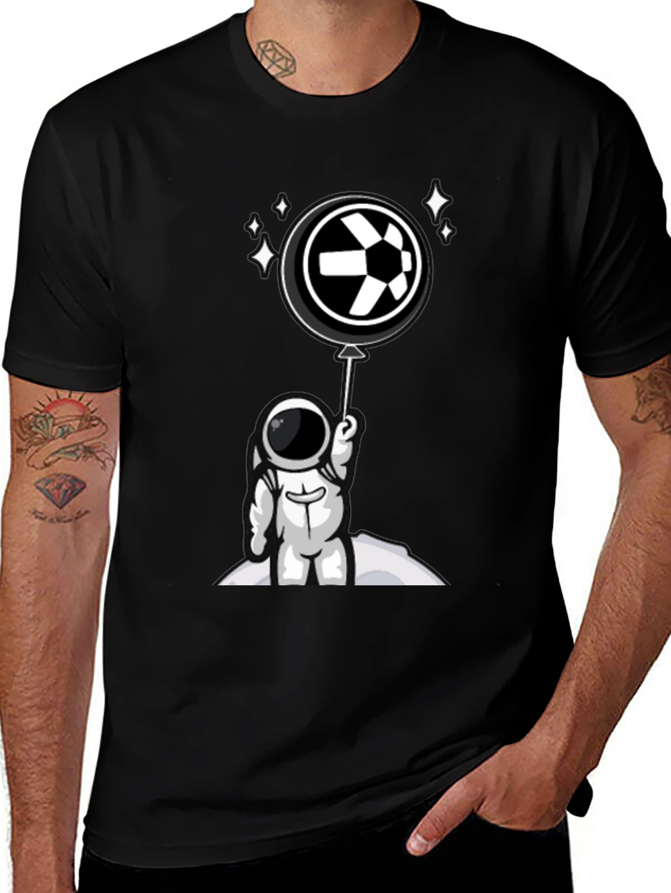 Variant 8 of Astronaut Soccer T-Shirt - Space Football Fan Apparel