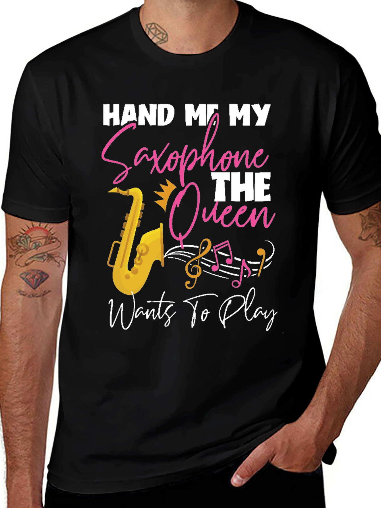Variant 4 of Hand Me My Saxophone T-Shirt