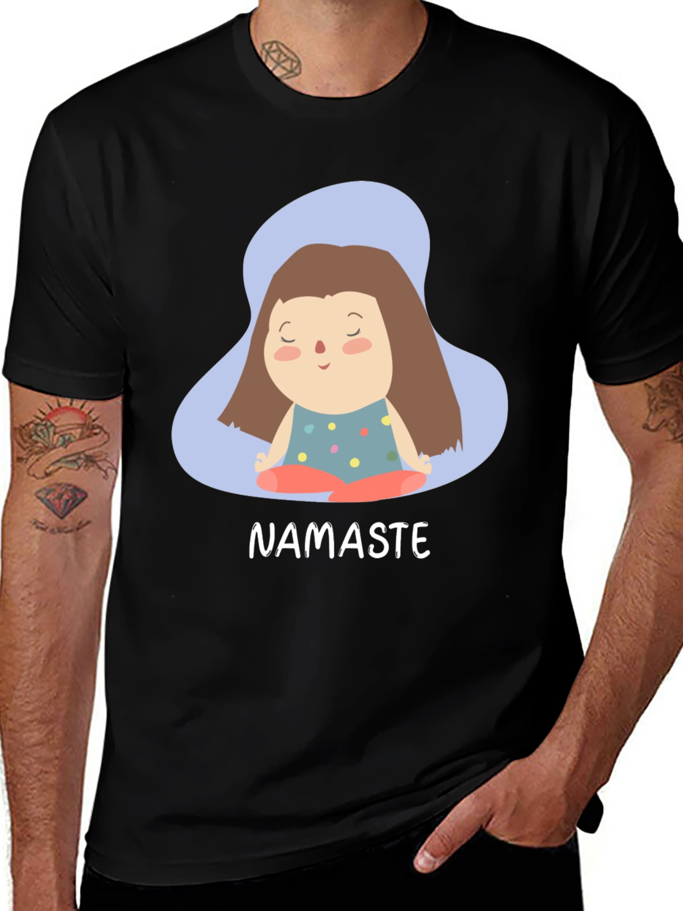 Variant 20 of Namaste Yoga Graphic T-Shirt