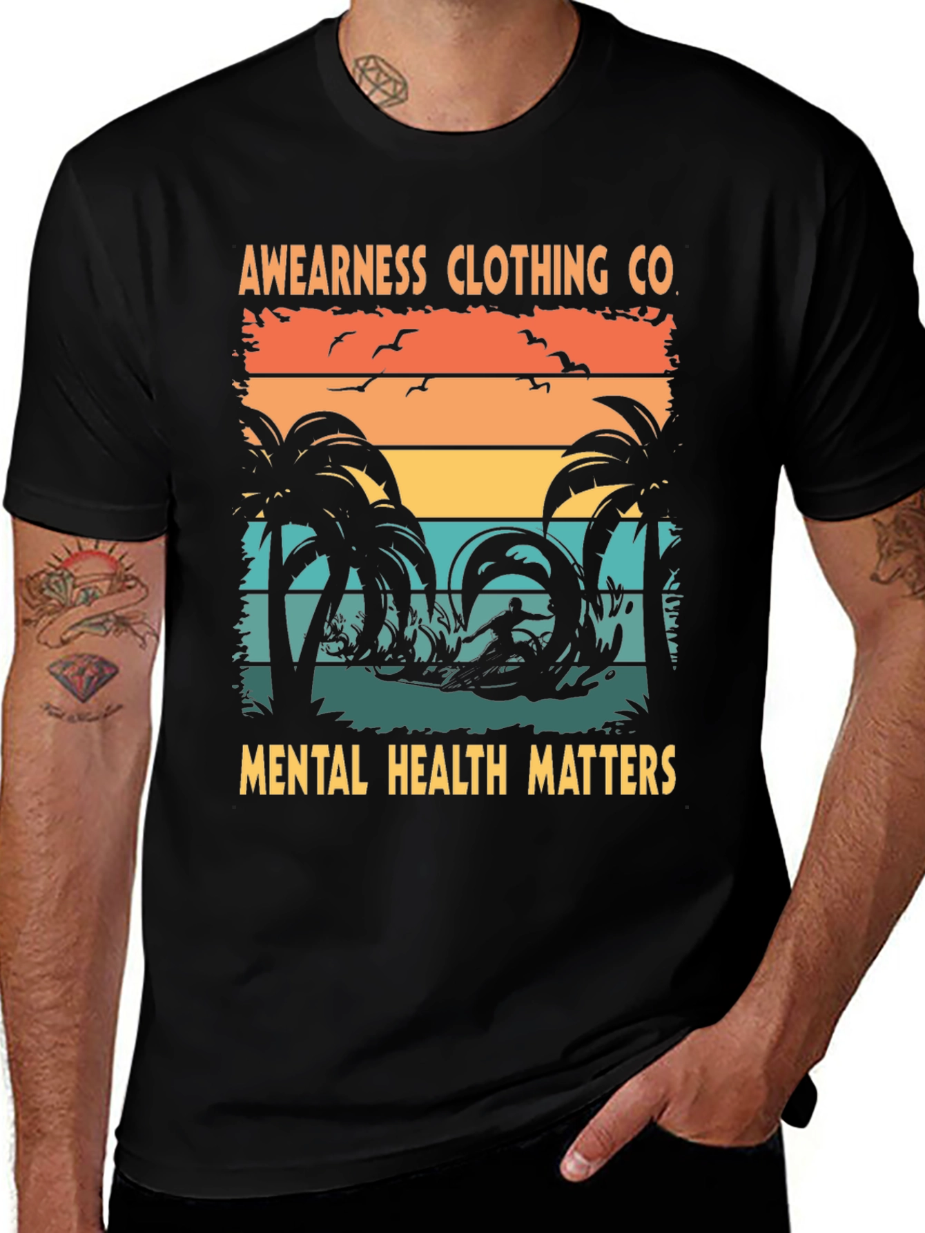 Variant 24 of Awareness Clothing Co. Mental Health Matters T-Shirt