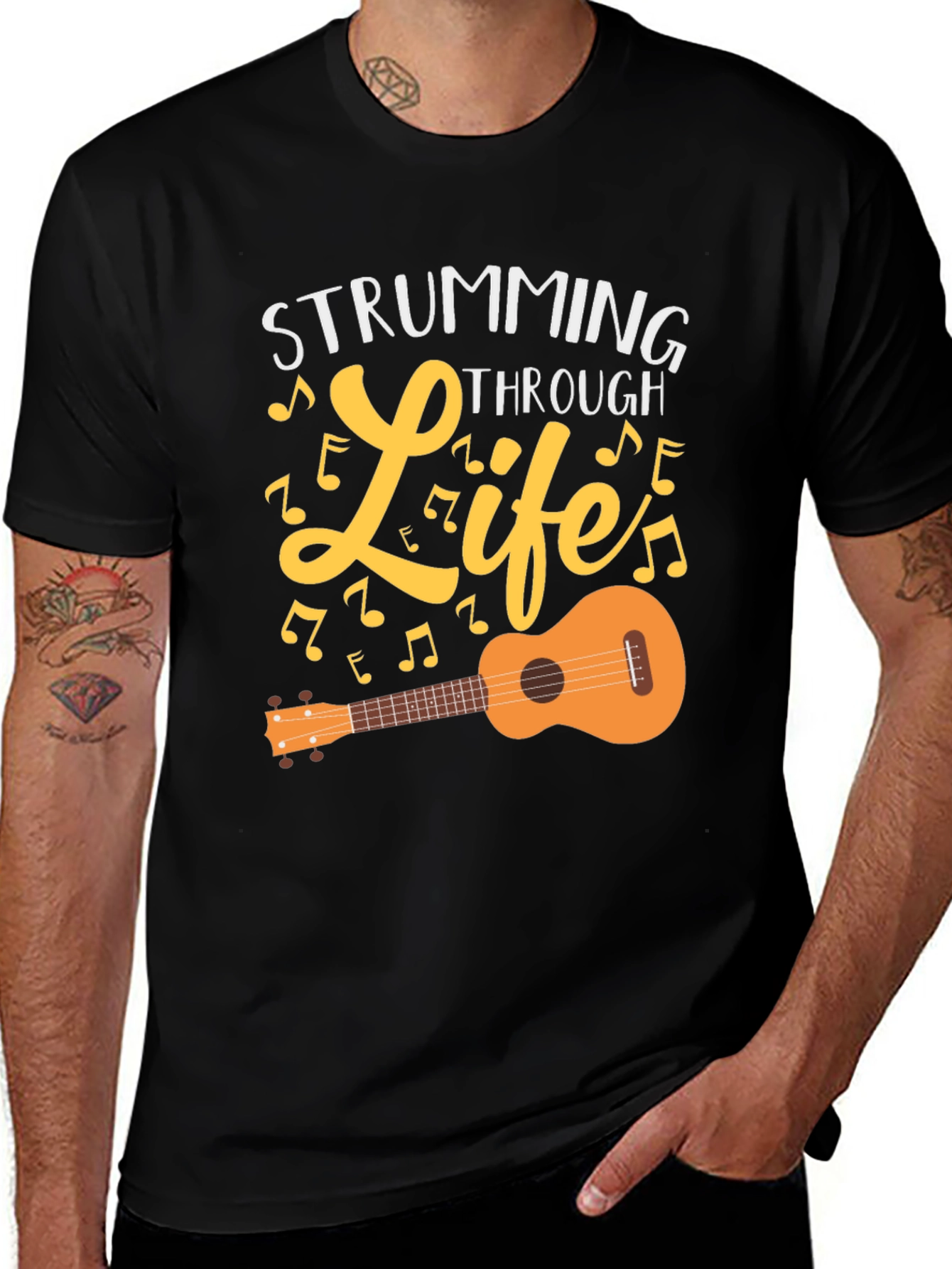 Variant 20 of Strumming Through Life Graphic Tee
