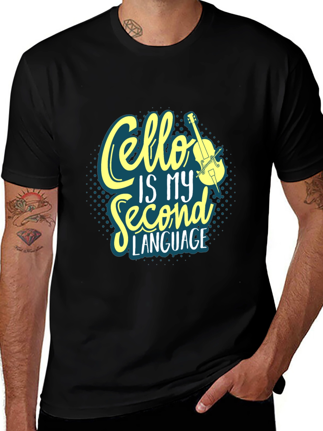Cello is My Second Language T-Shirt