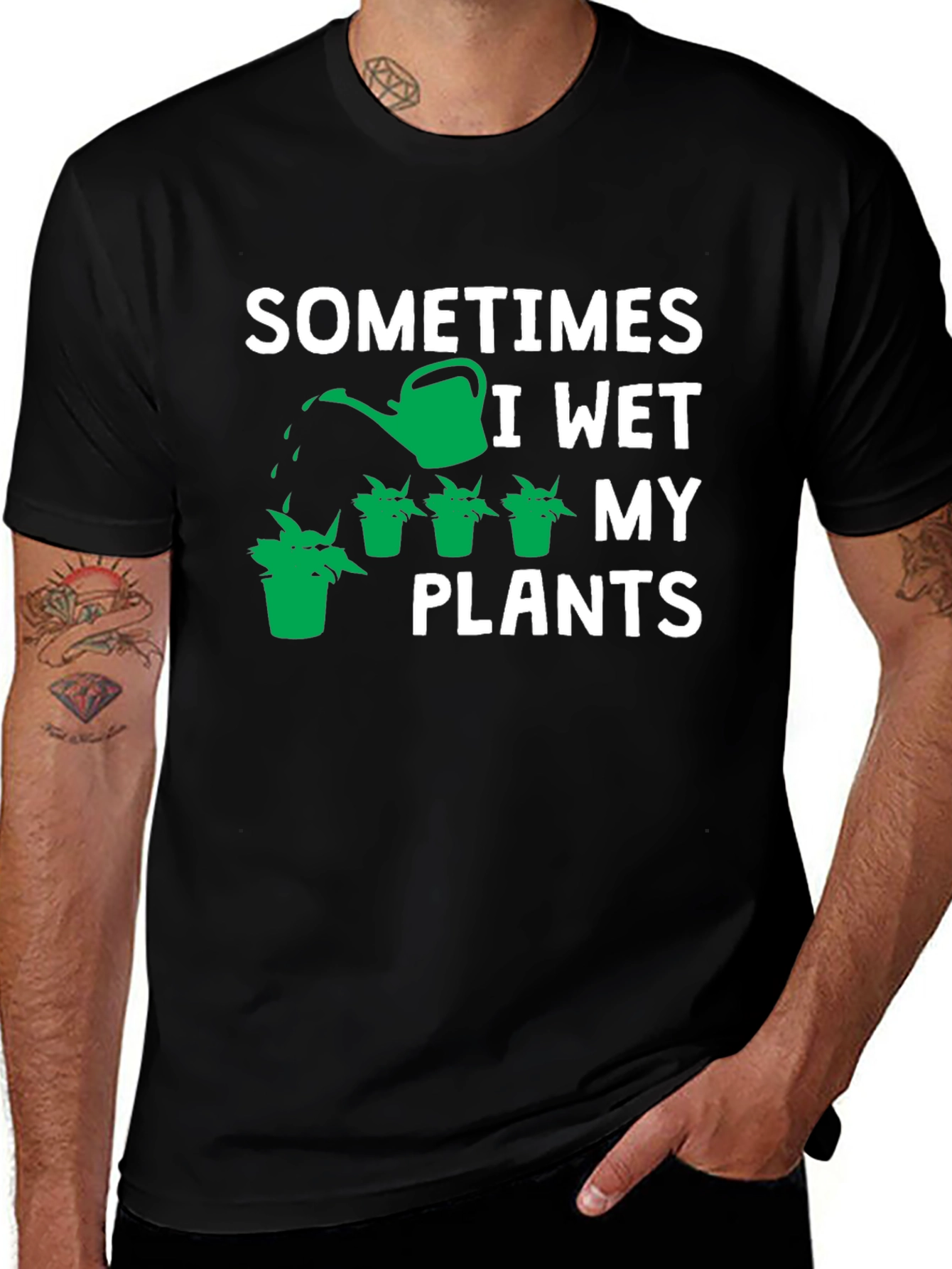Variant 24 of Sometimes I Wet My Plants Graphic Tee