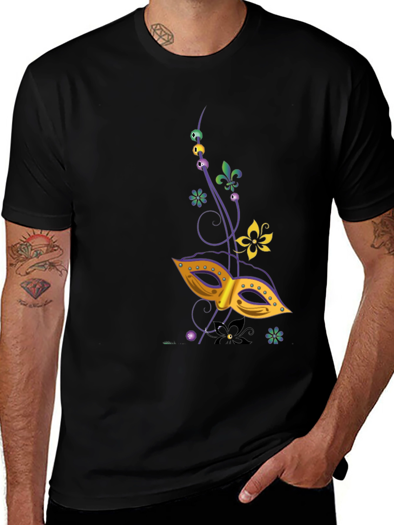Mardi Gras Mask T-Shirt