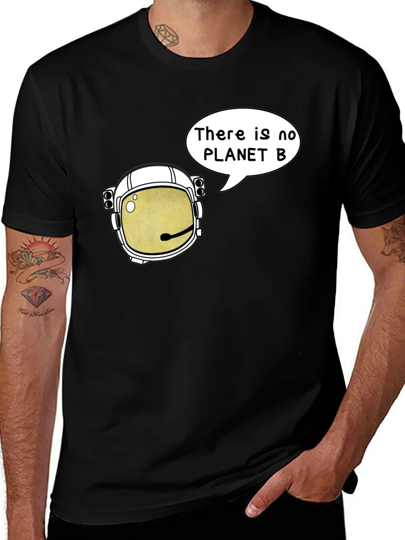 No Planet B T-Shirt - Astronaut Graphic