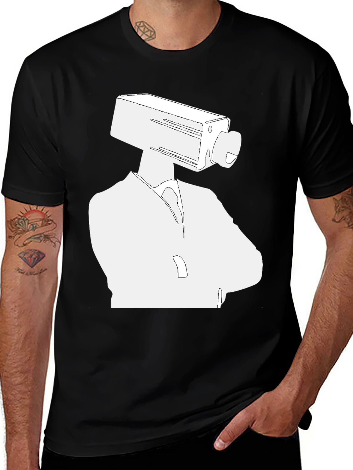 Variant 19 of Surveillance Camera Head T-Shirt - Eye See You