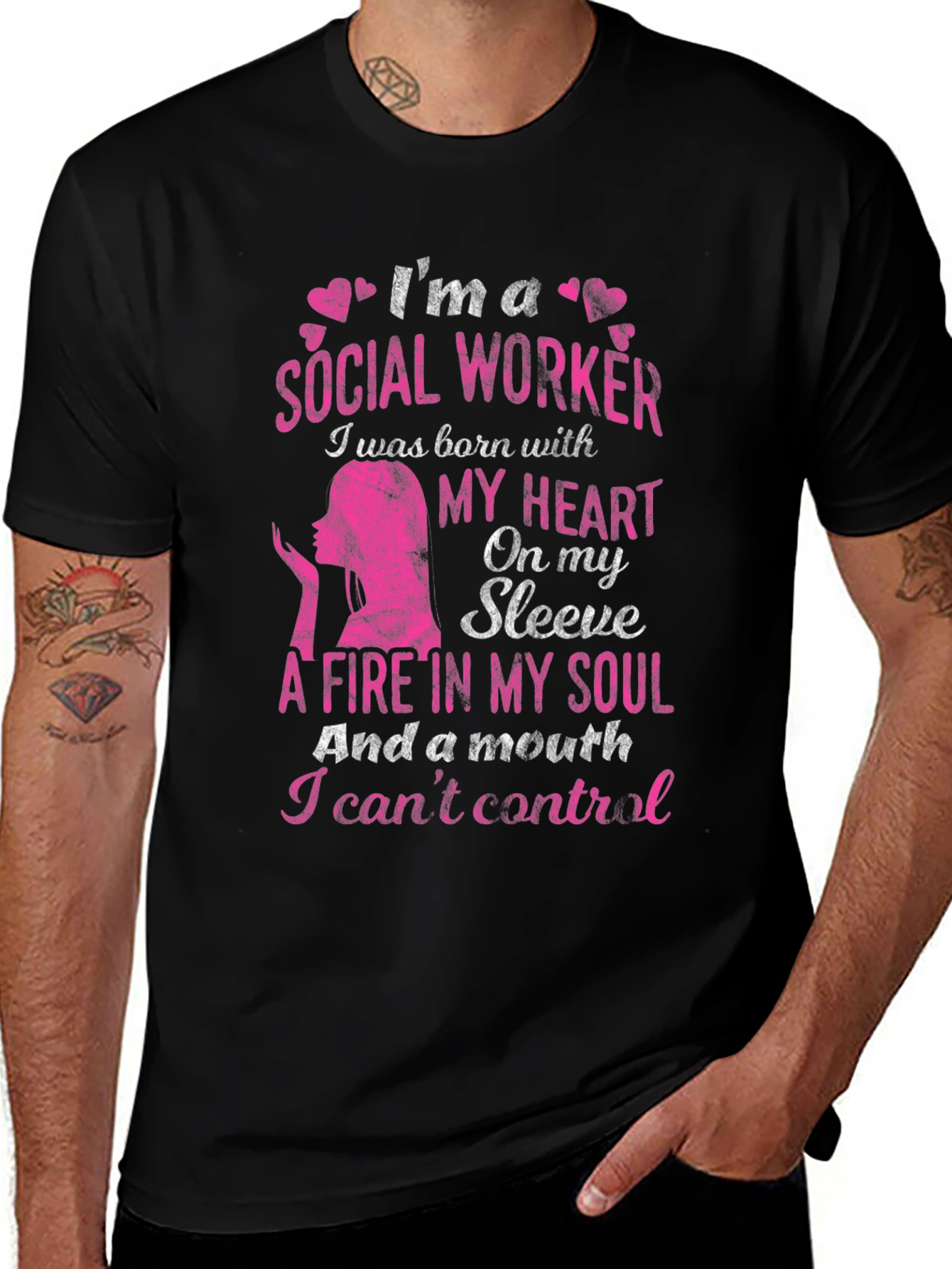 Variant 21 of I'm A Social Worker T-Shirt