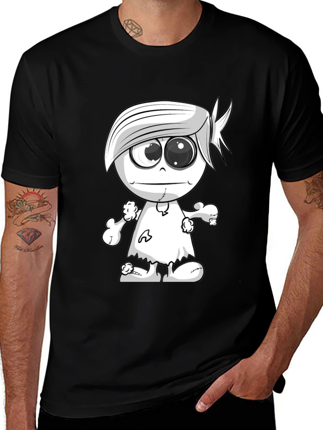 Variant 9 of Cartoon Zombie Graphic Tee