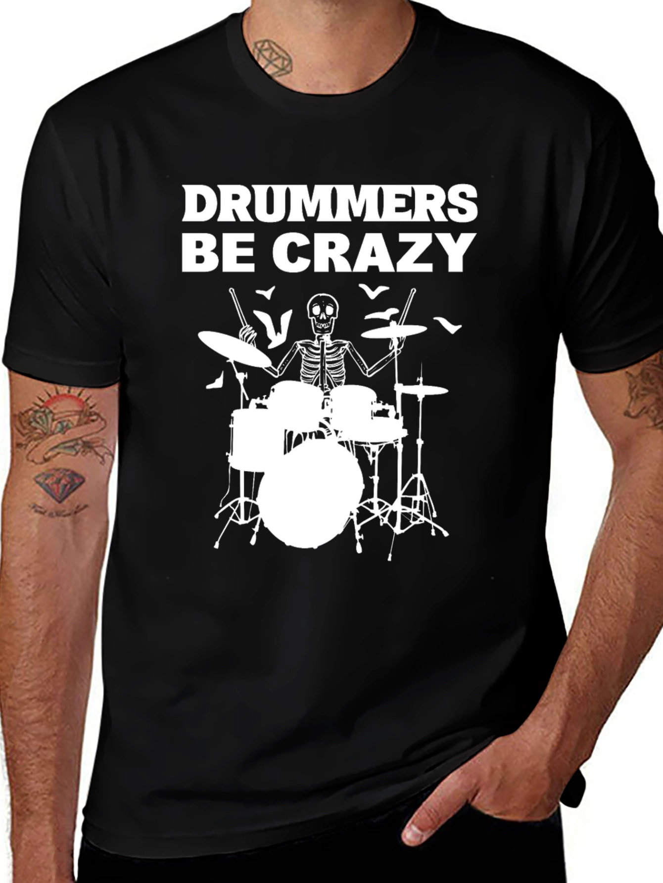 Variant 3 of Drummers Be Crazy T-Shirt